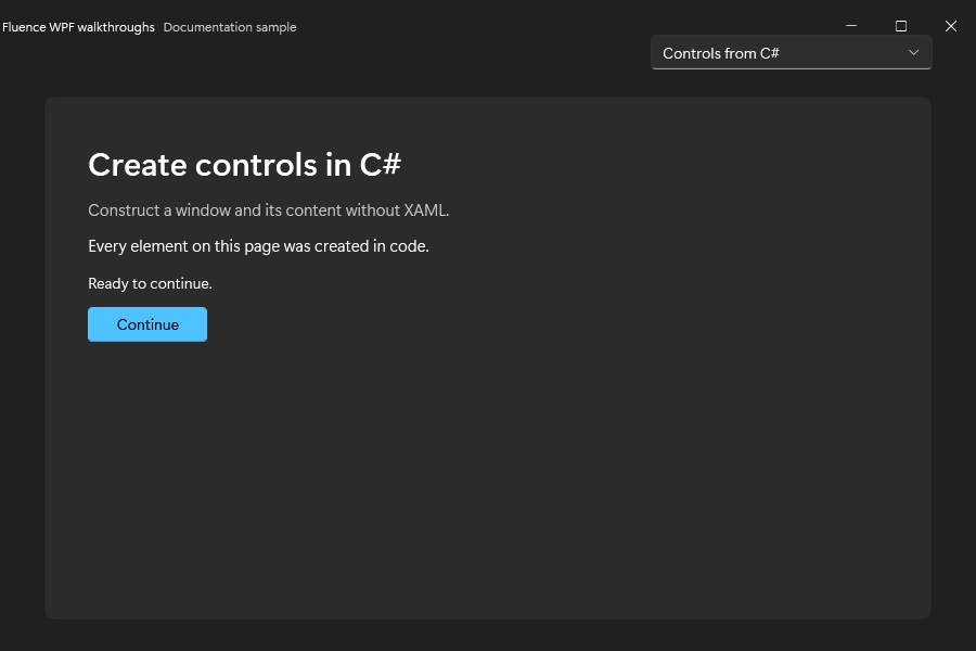 Programmatically created controls in dark mode