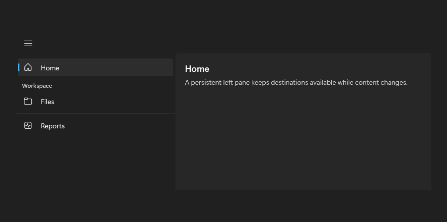 NavigationView in dark mode